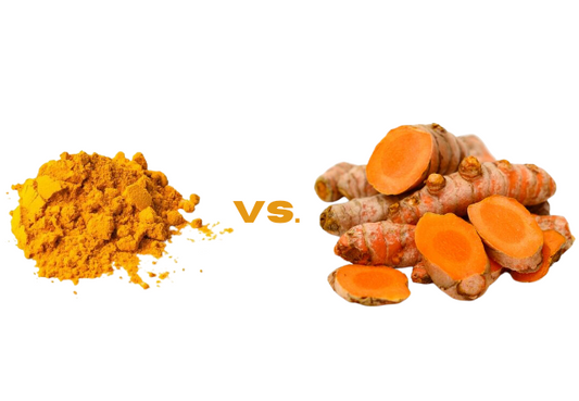 Raw Turmeric Vs. Powdered Turmeric